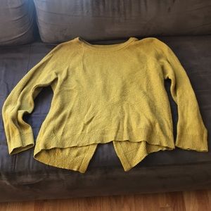 madewell province cross back pullover sweater L